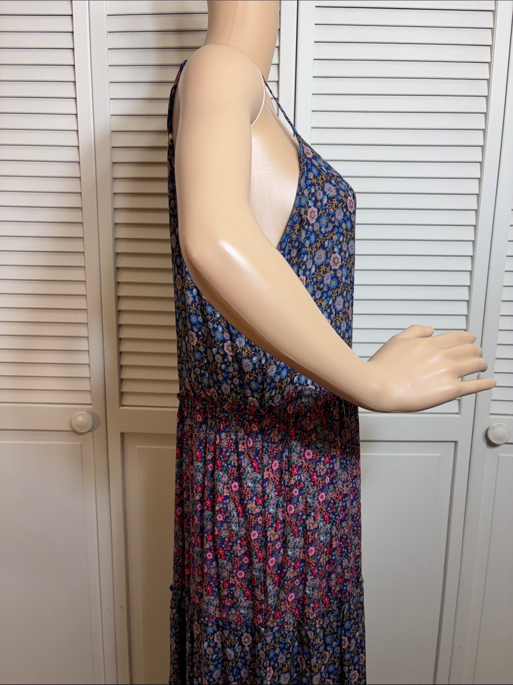 NATURAL LIFE Kaia Floral Tiered Maxi Dress Large/XL - Picture 7 of 14